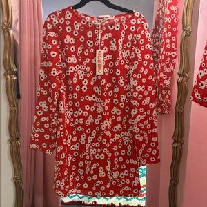 Ciao Lucia Red Floral Dress nwt medium $315